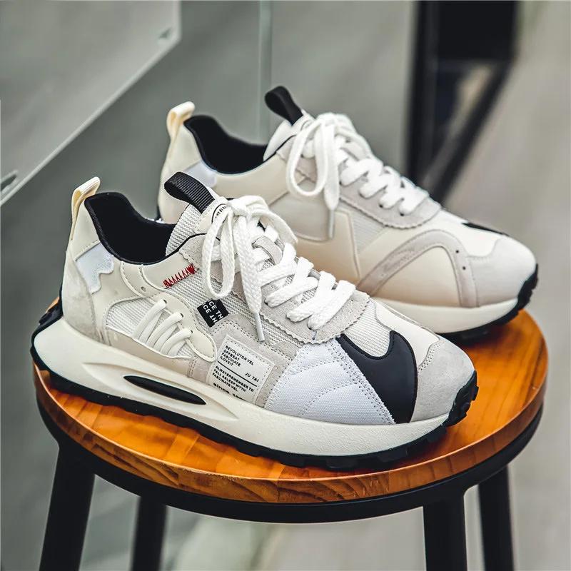 2024Men's Shoes Fashion Chunky Sneakers Designer Platform Casual Shoes for Men Breathable Sport Running Shoe Luxury Tenis Shoes