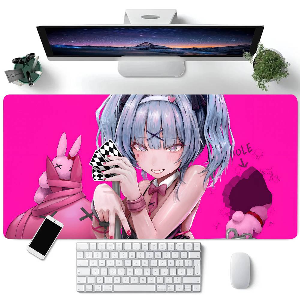 HOT Rabbit Hole Mouse Pad Large Gaming Keyboard Mat LockEdge Rubber Computer Office Accessories