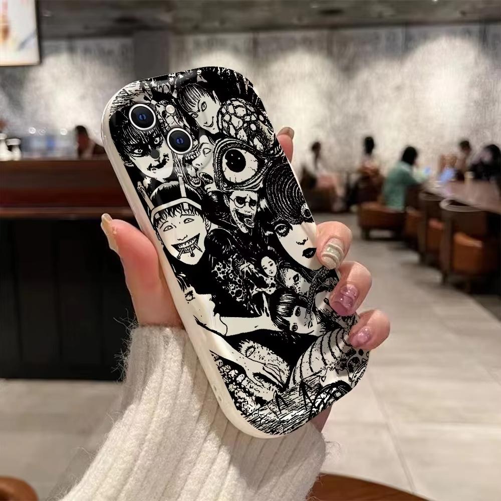 Хоррор Дзюндзи Ито Горячие комиксы Томиэ Чехол для телефона Для iPhone 16 15 14 13 12 11 Pro Max XS X XR 7 8 SE Ударопрочный Мягкий чехол