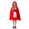 New Children's Girl Halloween Little Red Riding Hood Costume Fairy Tale Drama Stage Performance Dress