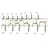 10-60pcs Spring Fishing Hooks Stainless Steel Barbed Swivel Explosion Hooks Jig for Carp Fly Fishing Pesca Fishhooks