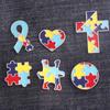 6 штук Эмалевые значки-пазлы аутизма, Эмалевые лацканные значки, Брошь для лацкана одежды, Украшение, Подарок для женщин, мужчин, девочек, мальчиков