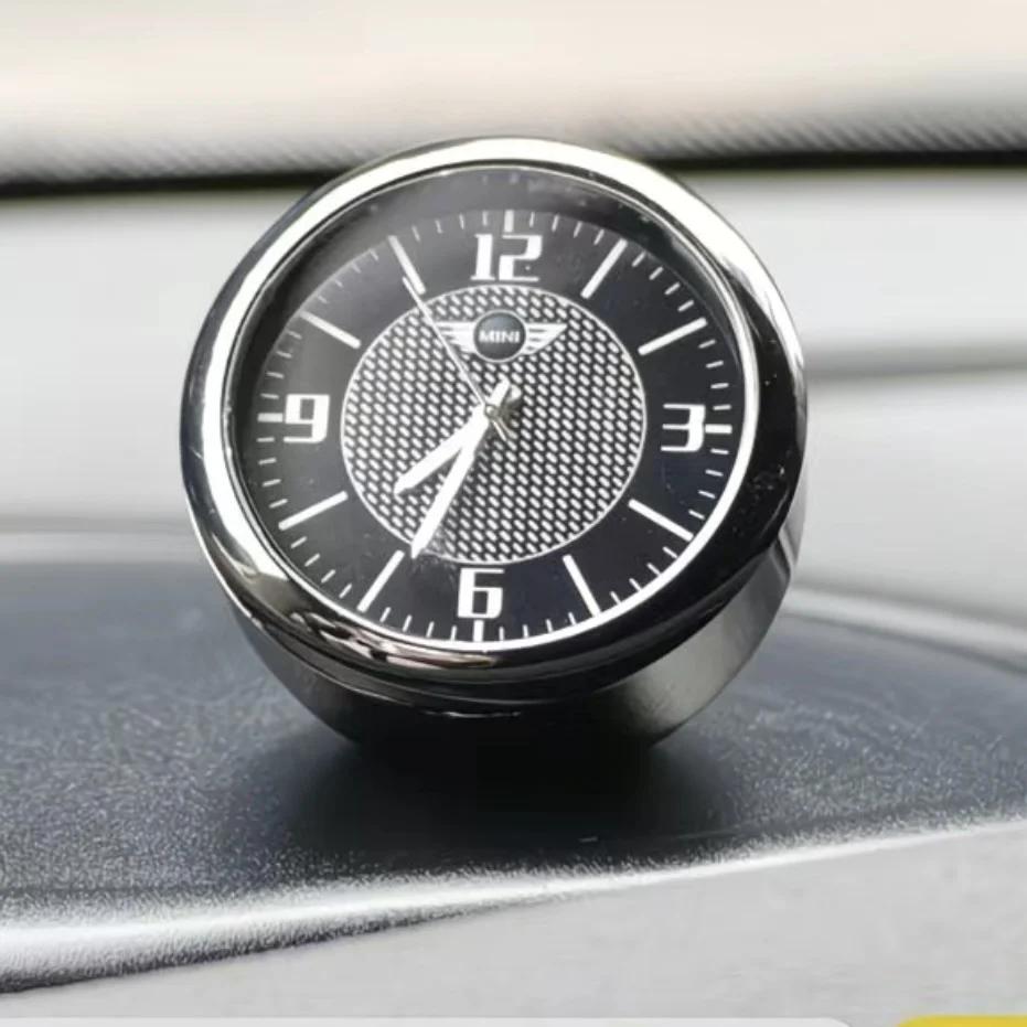 MINI Часы Мини Кварцевые Светящиеся Для Mini Cooper One S JCW R53 R55 R56 R60 R61 F54 F55 F60 Автоаксессуары uylez55