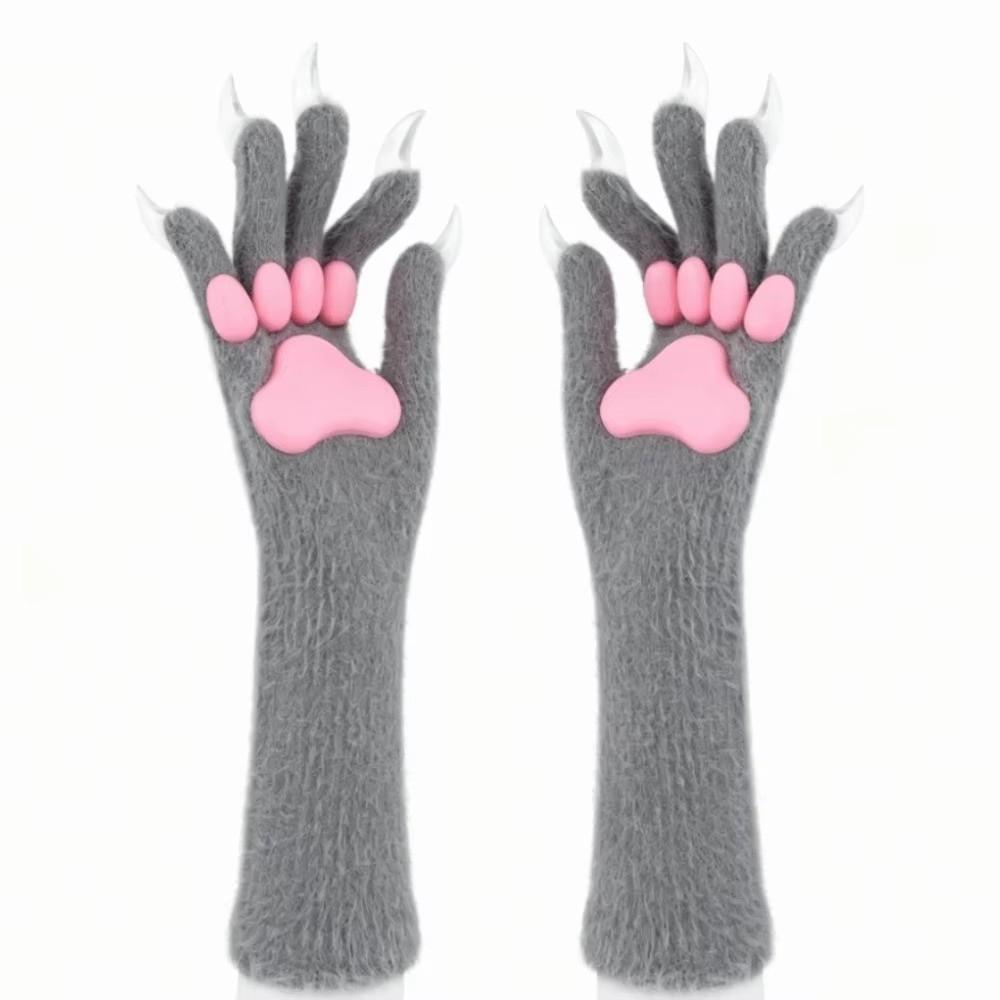 Silicone Meat Pad Cat Claw Mittens Solid Color Cosplay Ghost Claw Props Cosplay Costume
