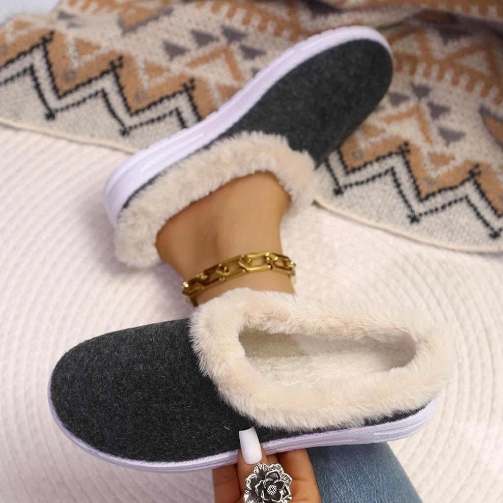 Ботинки Mao Mao mouth из хлопка женские зимние 2024 года новые корейские тапочки с одной педалью ленивые импортные хлопковые тапочки большого размера