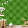 Green Check Wallpaper Lime, Green and Sea Blue 50x1000