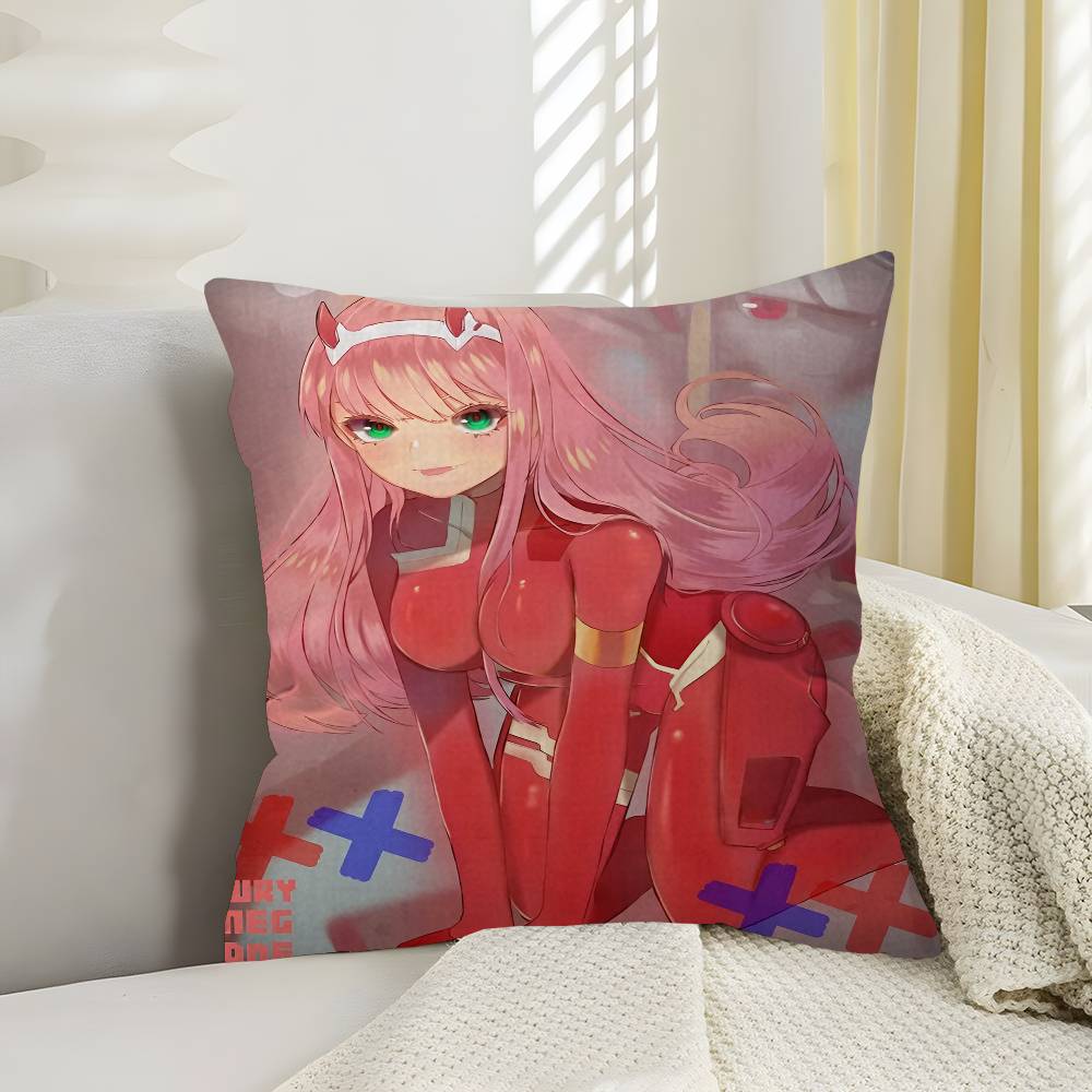 Darling In The Franxx Ноль Два 002 Подушка Подарки Мебель для Дома и Офиса Спальня Диван Автомобильная Подушка Чехол 45X45См