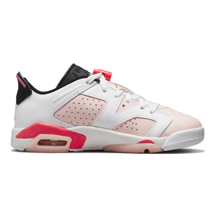 Детские кроссовки Air Jordan 6 Retro Low GS Atmosphere White Infrared-23 768878-102