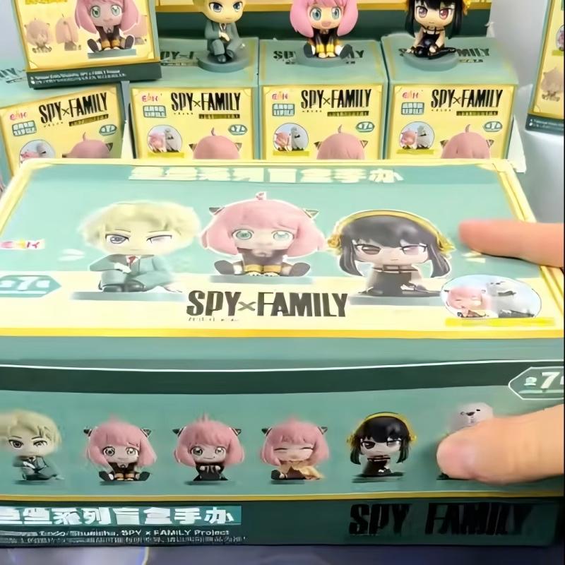 SPY×FAMILY Оригинальная слепая коробка Аниме Модель Персонажа Фигурка Игрушки Коллекция Украшение Аня Лойд Йор Бонд Детские Подарки
