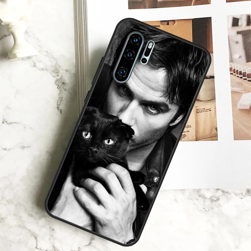 Чехол Damon Salvatore Дневники Вампира Для Huawei Nova 12i 12s 11i 8i Y73 Y72 Y61 Y91 Y90 Y70 Y60 9 10 SE P30 P40 Lite P60 Pro