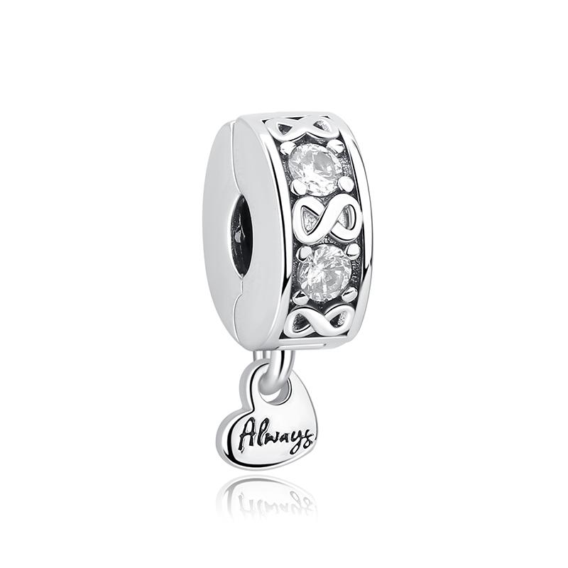 Original 925 Sterling Copper Charms Family Tree Love Heart Mom Pendant Beads Fit Brand Bracelets Necklaces Women DIY Zircon