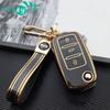 Для VW Golf Polo Bora Beetle Tiguan для SKODA Fabia Superb для SEAT Leon Toledo Altea Ibiza TPU чехол для дистанционного ключа-брелока