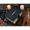 Large Grimoire Leather Journal, Moon Phases Journal Book of Shadows ,Notebook Blank Spell Leather Gifts For Him Her