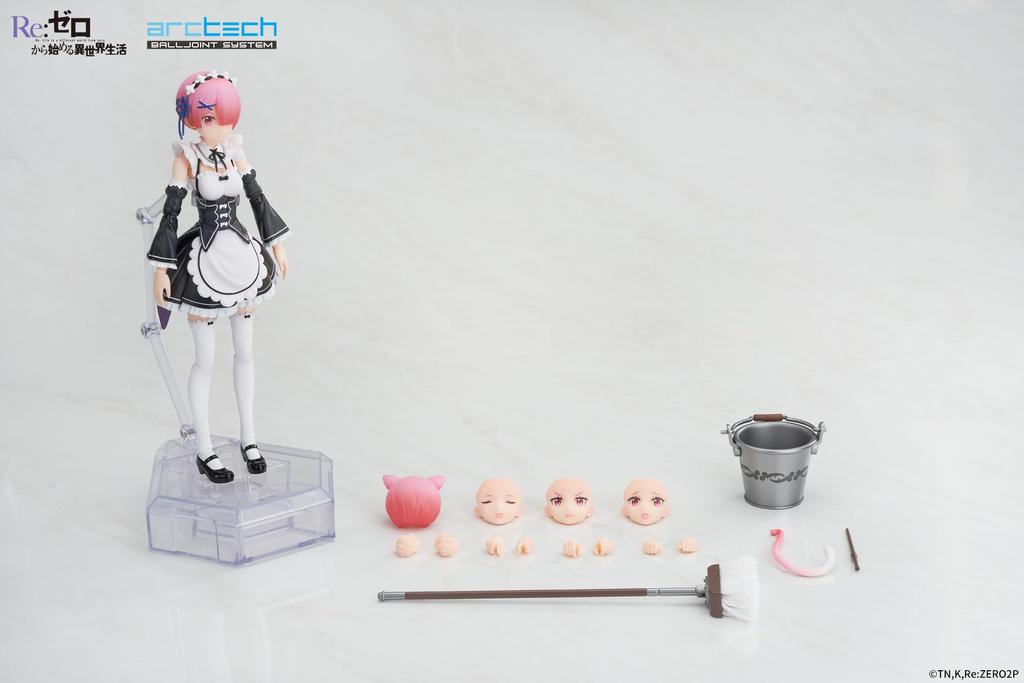 APEX ARCTECH Movable Series Life in Another Ram Scale PVC ABS Painted Movable Figure ReZERO -Starting World- 1/8 &
