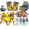 Blokees Строительные Блоки Золотые Святые DIY Игрушки для Сборки Saint Seiya Ширю Хёга Доко Камю Модели Персонажей Аниме Коллекции Игрушка Подарок