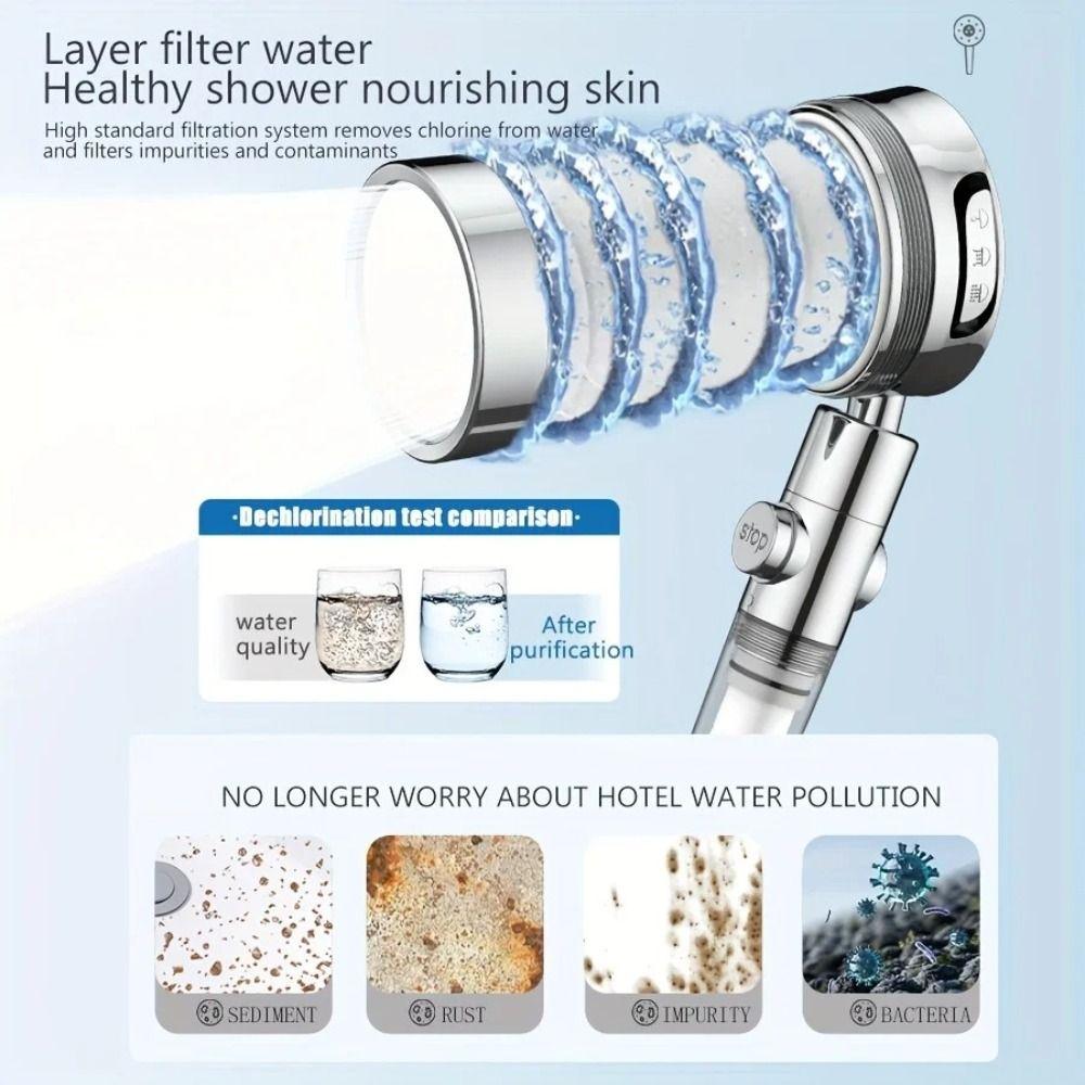 10 pcs/bag Filter Element PP Cotton Filter Replacement Chlorine Removal Filter Handheld Shower
