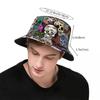 Halloween Day Of The Dead Bucket Hat Women Unisex Unisex Trendy Sugar Skull Catholic Summer Fisherman's Hat