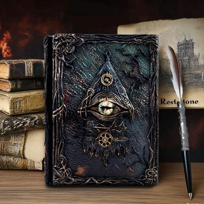 3D ретро Ежедневник и творческий блокнот с Ктулху