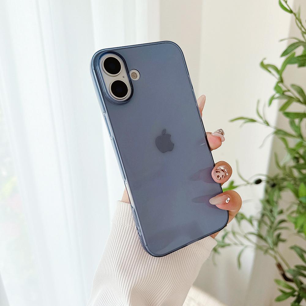 Colorful Candy Color Transparent Soft Case For For Iphone Air 17 16 15 14 13 12 11 Pro Max Plus Mini Silicone Ultra Thin Clear Shell
