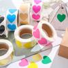 500 Pcs Cute Stationery Gift Packaging Sticker Seal Labels Scrapbooking Love Heart Shaped