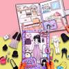 Милая Книга для Девочек Тихая Книга Одевалка Книжка-наклейка Игрушка DIY Ручная Работа Набор Материалов для Игрушек Детская Образовательная Антистрессовая Игрушка