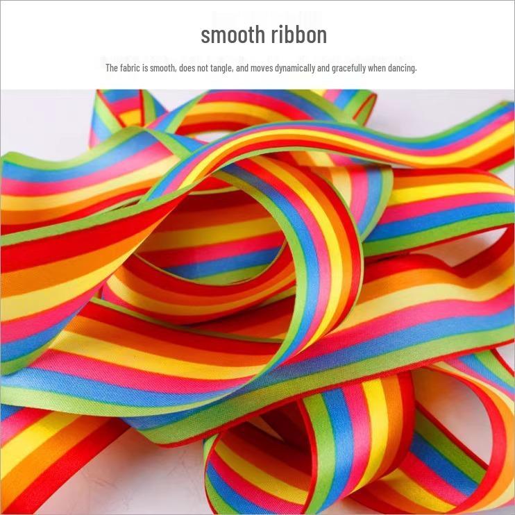 Разноцветные танцевальные ленты для взрослых и детей - Гимнастика, Стримеры и Реквизит для детского сада