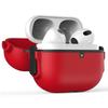 Для чехла Apple AirPods Pro Надежный двойной замок Защитная силиконовая крышка с карабином