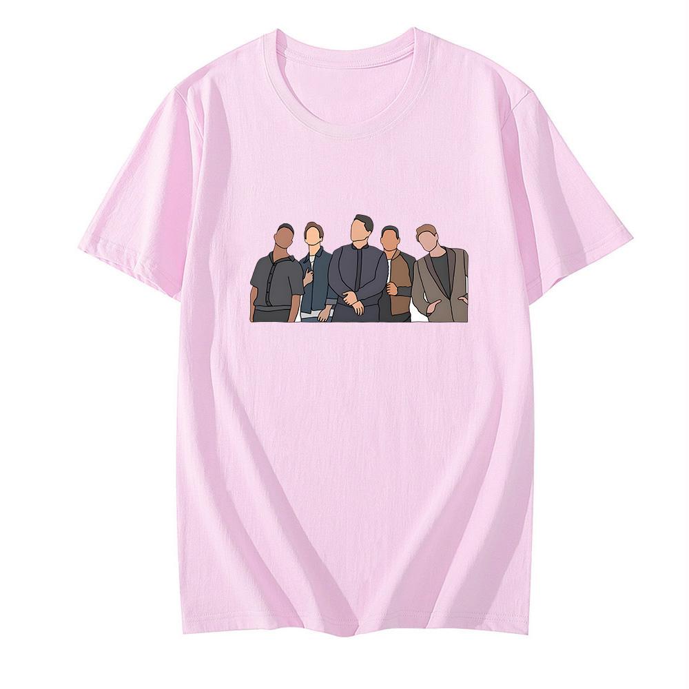 Футболка Six60 с мультяшным принтом, короткий рукав, круглый вырез, Camisetas, удобная хлопковая повседневная футболка, унисекс для женщин/мужчин