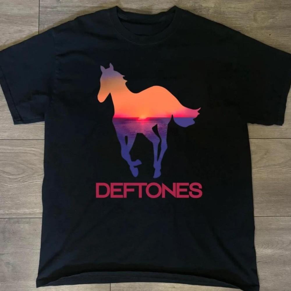 Deftones Horse Sunset Graphic T-shirt