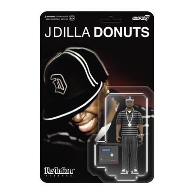 Super7 Джей Дилла Donuts Обложка альбома Джей Дилла Аксессуар для экшн-фигурки Коллекционный хип-хоп Ретро-игрушка - 3,75"