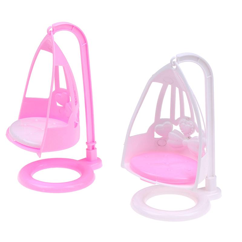 Dollhouse Swing Chair For Girl Doll Miniature Furniture Toys Doll House Decor