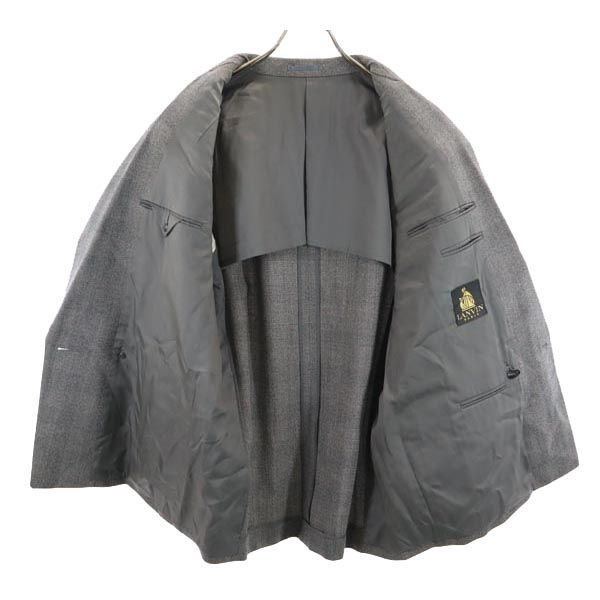 Lanvin Шерстяной приталенный пиджак R48-45 Серый Мужской Б/у