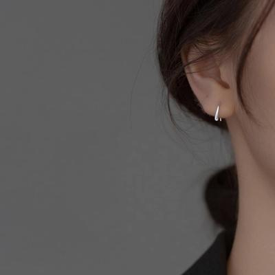 Серебряные серьги-капли 925 пробы, простые, для повседневного ношения E135