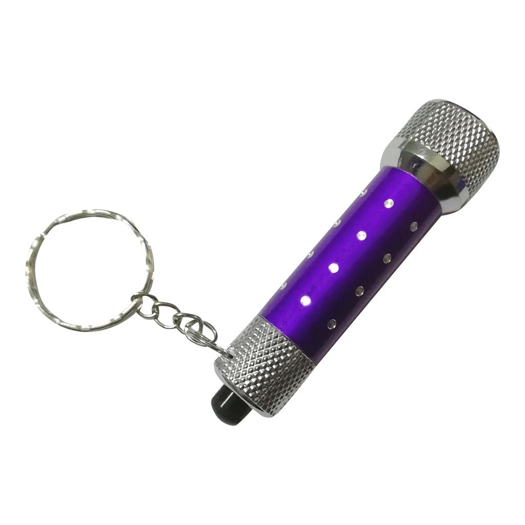 Ultra Bright 5 LED Flashlight Torch Key Chain Key Ring Keychain