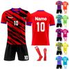 Personalised Shirts Kit Mens Girls With Name Number Custom Football Jerseys For Boys Training Suit