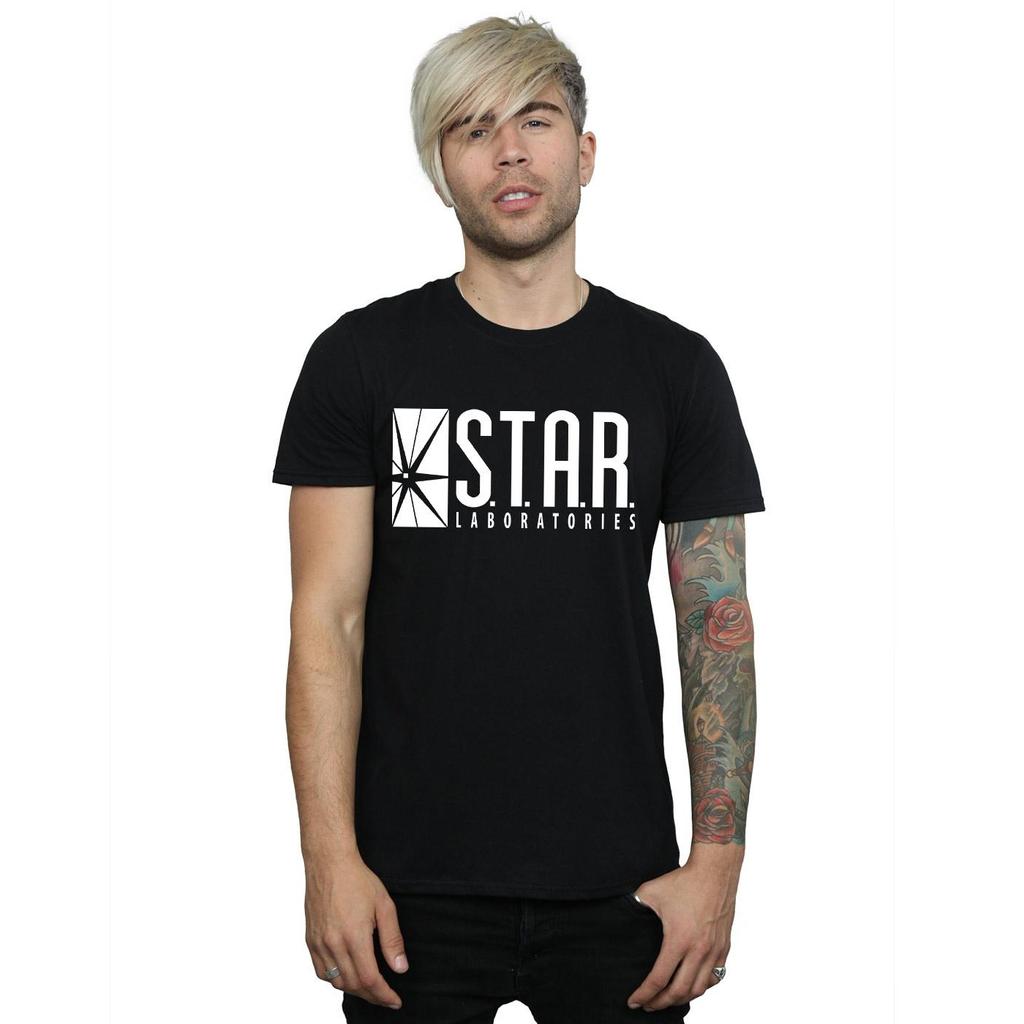 DC Comics Mens The Flash STAR Labs T-Shirt