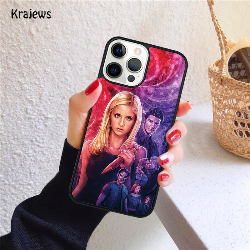 Buffy The Vampire Slayer Soft Phone Case For iPhone 16 15 SE2020 14 Max 7 8 Plus 11 12 13 Pro Max Mini Phone Cover Fundas