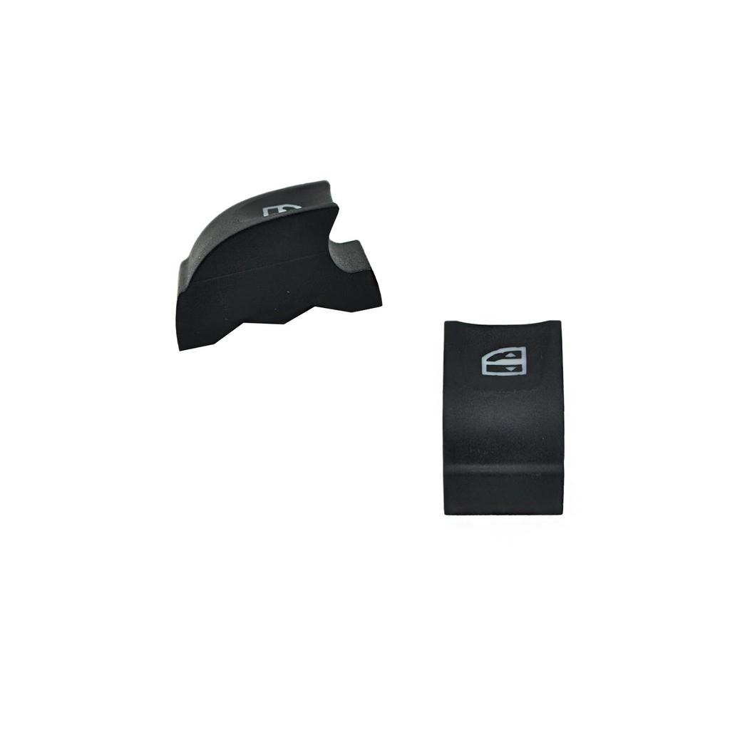 Glass Button Cover Left Front (2 Pieces) for Renault Megane 3, Fluence 3, Latitu