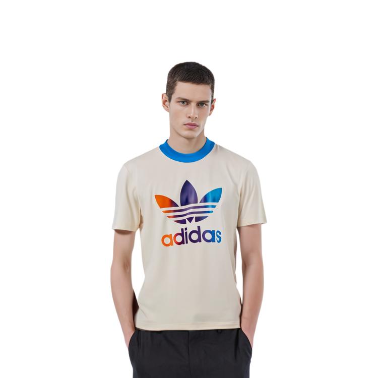 adidas Мужская футболка Originals Adicolor 70-х годов Бежевая IP6967