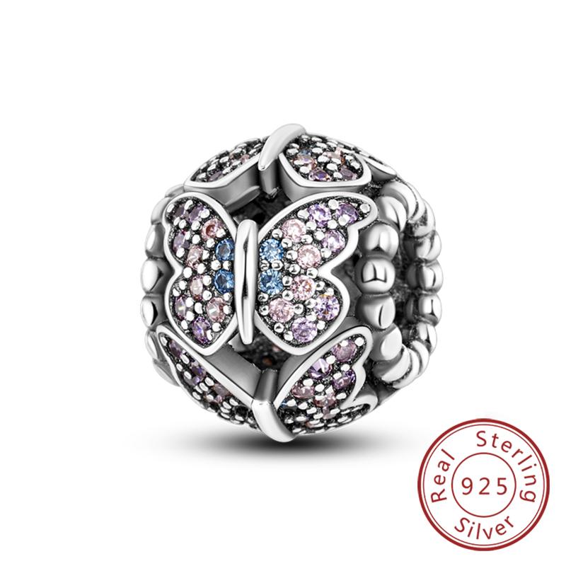 Оригинальные шармы-подвески из меди в виде светлячка, пчелы, бабочки, колибри для браслетов, женские украшения в подарок