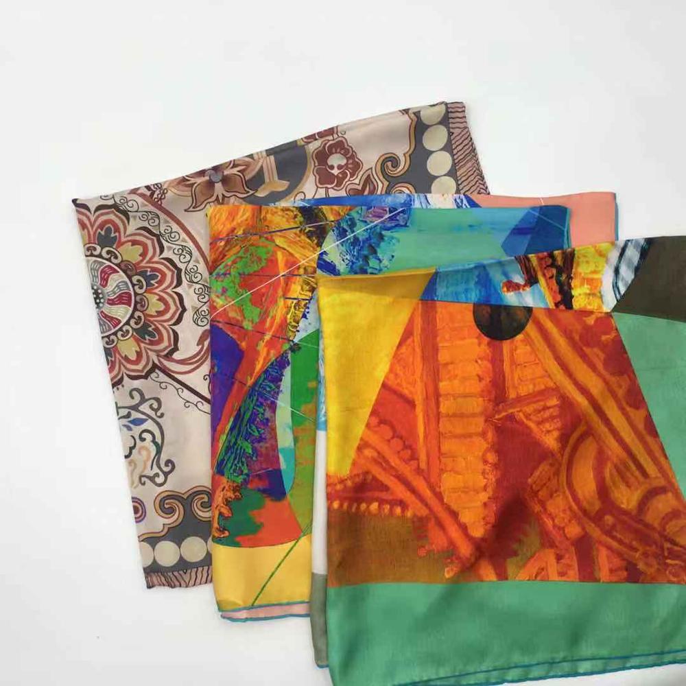 China 100 Pure Women Silk Scarves Scarf 90cm X 90 cm