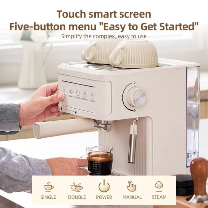20Bar Multifunctional Italian Coffee Machine Small Pump Espresso Maker Household Semi-automatic Coffee Making Machine