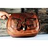 Real Bag Leather Womens Vintage Messenger Crossbody Purse Vintage Goat Leather