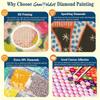 5D DIY Diamond Painting Set. Circus Horse And Acrobat Diamond Art Embroidery Home Decor Gift