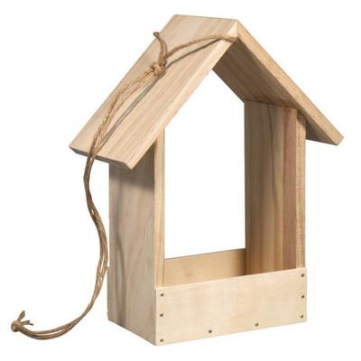 Деревянная кормушка для птиц 20 x 10 x 25 см