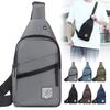 Мужская нагрудная сумка высококлассная большая вместимость на плечо спортивная и повседневная универсальная трендовая нагрудная сумка-мессенджер