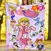 Lizzie McGuire Theme Printed Blanket - Perfect for Couch, Bed, Travel & Outdoor Use | Machine Washable, Cozy & Durable.