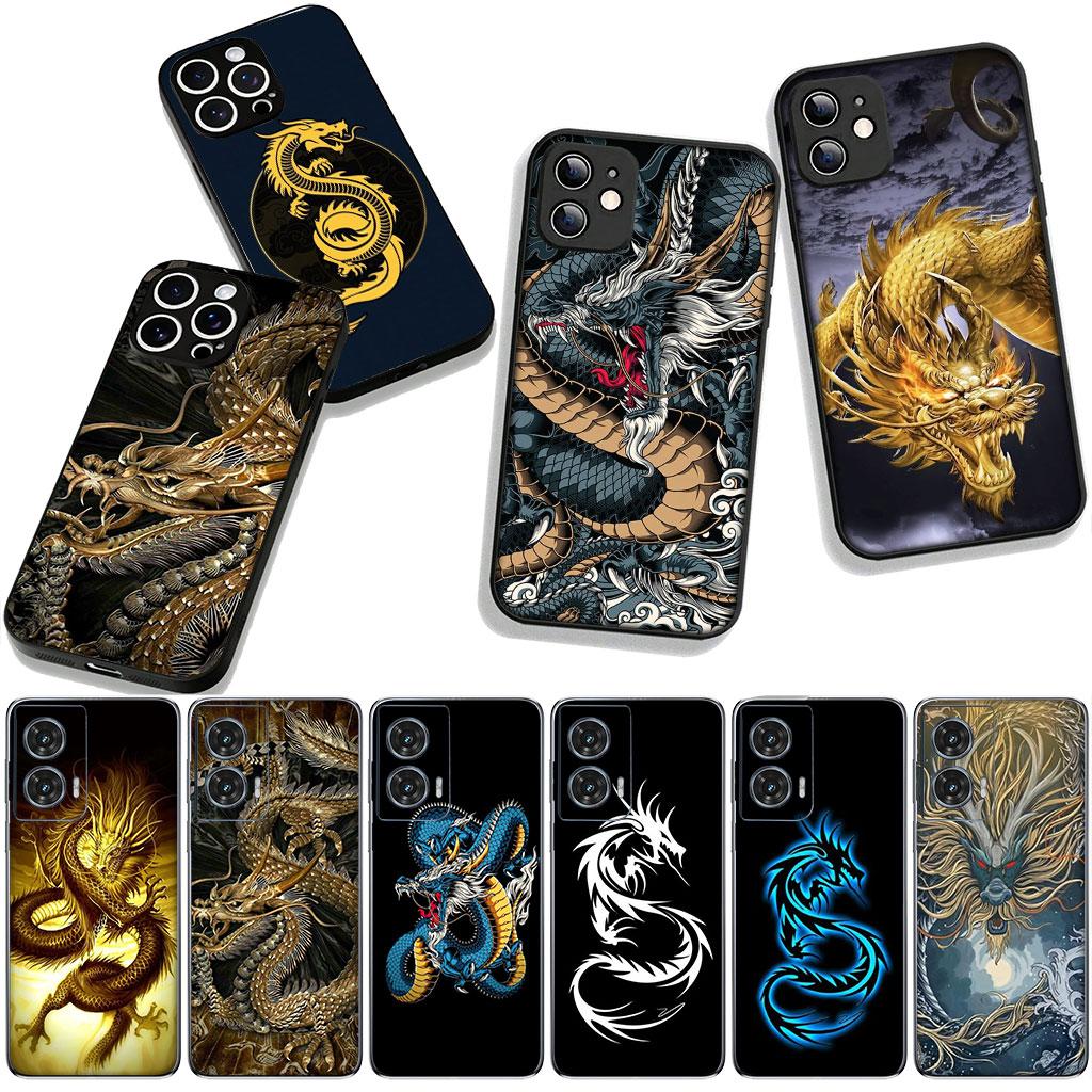 Black Dragon Cool Phone Cover for Xiaomi Redmi Note 14 12 13 ProPlus A4 A3 Pro Plus 12C 13C 14C 5G Case