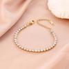 4mm Zircon Bracelet: Women's Elegant and Versatile Light Luxury Hand Jewelry