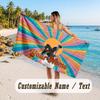 Custom Name Large Beach Towel,Harry Styles Quick Absorbent Towel For Outdoor Travel Poolside